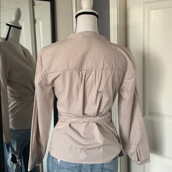 J.Crew striped wrap blouse - Picture 7 of 13